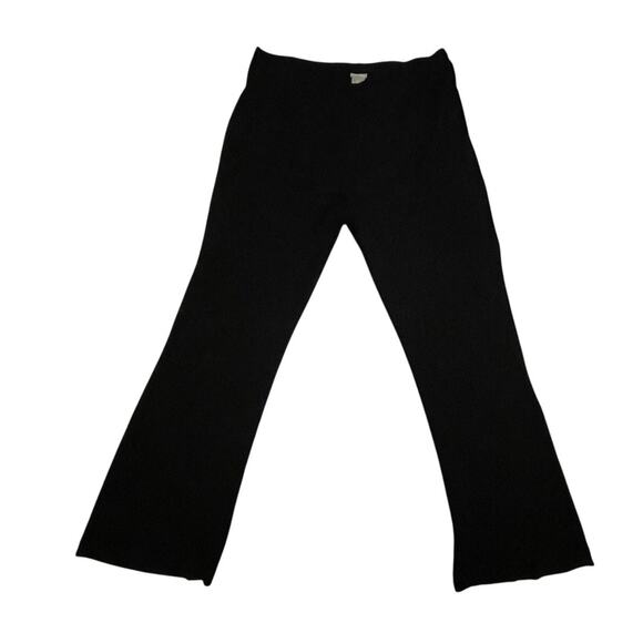 Chico’s Travelers - WOMAN 3S Pants - Black Slinky Knit - Pull-On - Wide Leg -EUC - Picture 1 of 7
